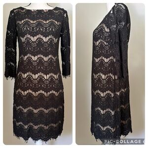 Jessica Howard black lace dress size 6